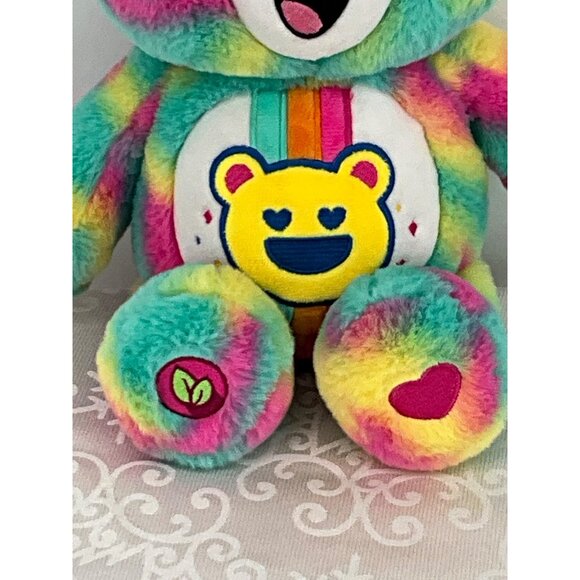 Care Bears 2023 Good Vibes Bear Plush Toy 14' - Picture 3 of 7